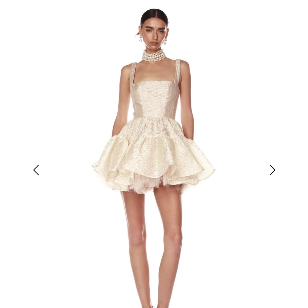 Bronx and Banco Cream Tiara Dress